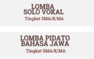 PRESTASI JUARA LOMBA VOKAL DAN PIDATO BAHASA JAWA