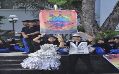 Ajak Pedul Lingkungan, SMAN 1 Boyolali Kampanyekan Pengurangan Karbon